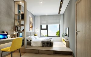 Nhà mẫu 1 phòng ngủ Aio City (3)