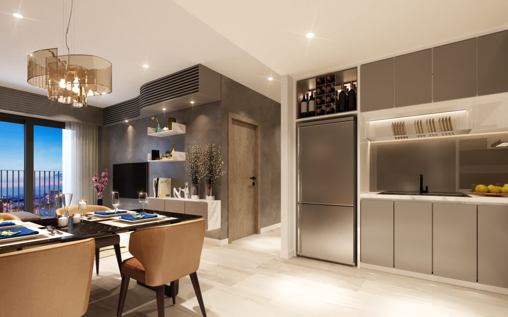 Nhà mẫu 3 phòng ngủ Aio City