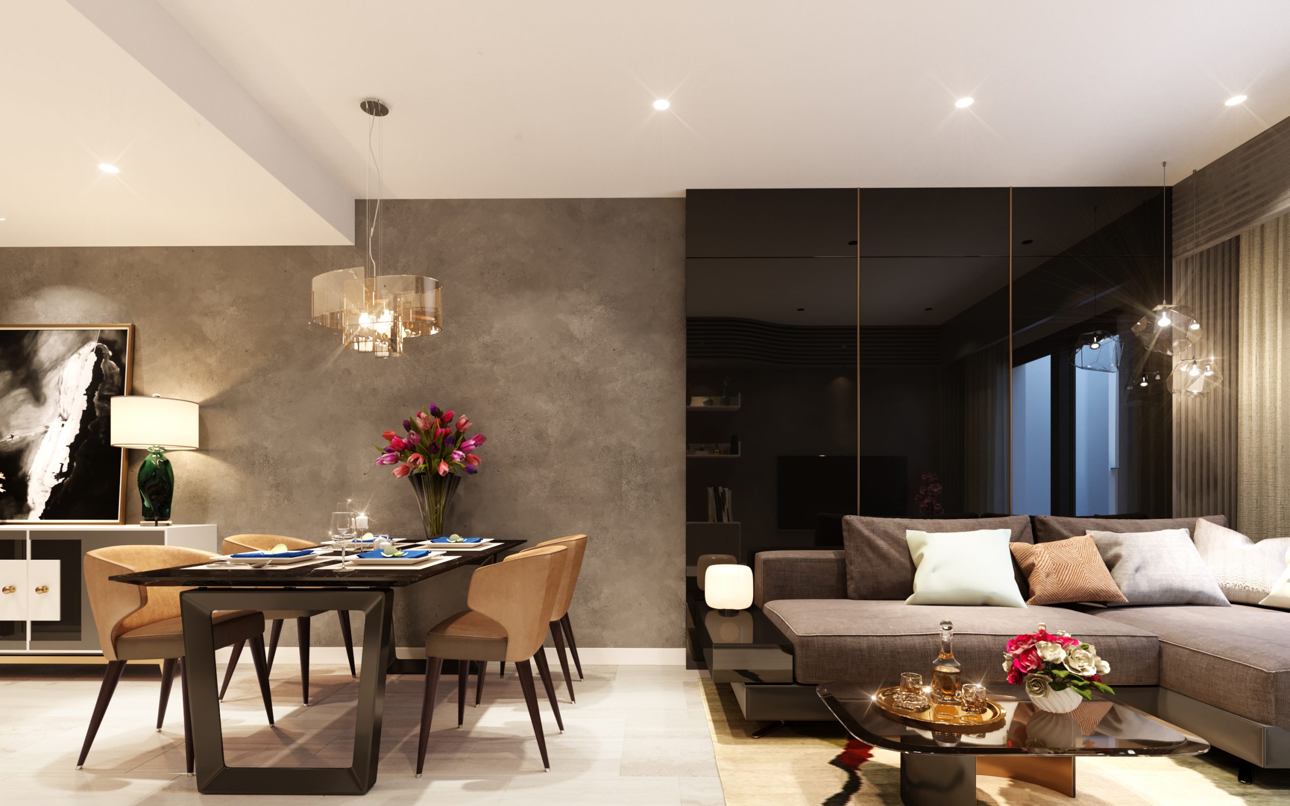 Nhà mẫu 3 phòng ngủ Aio City