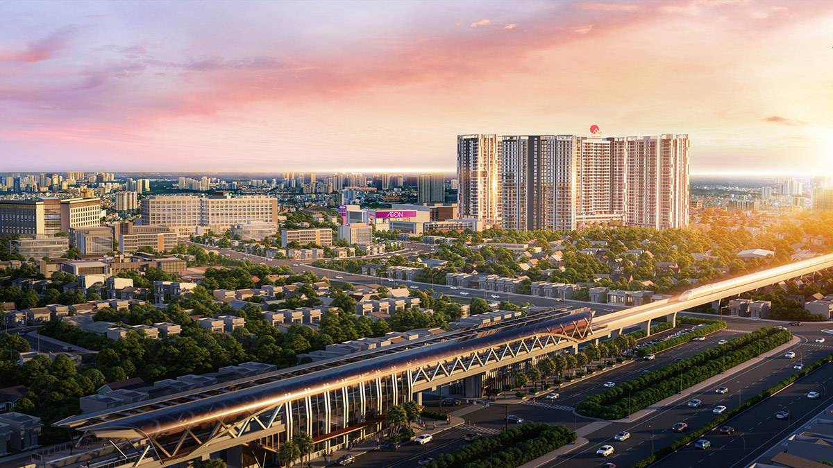 Phối cảnh Aio City Bình Tân