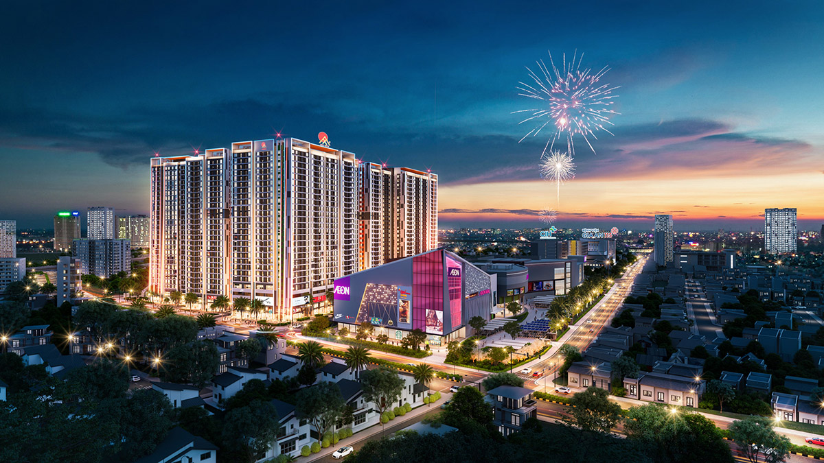 Phối cảnh Aio City Bình Tân